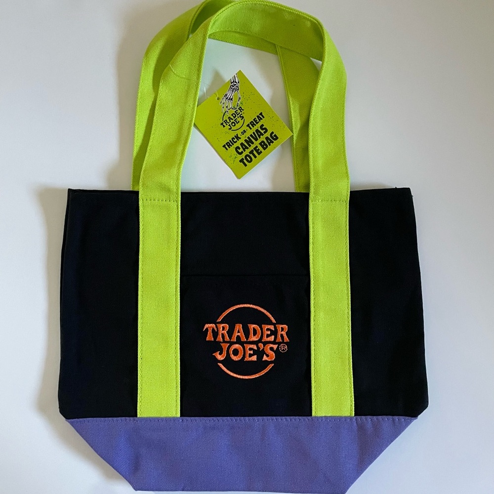 Trader Joe’s Mini Halloween Tote tricolor